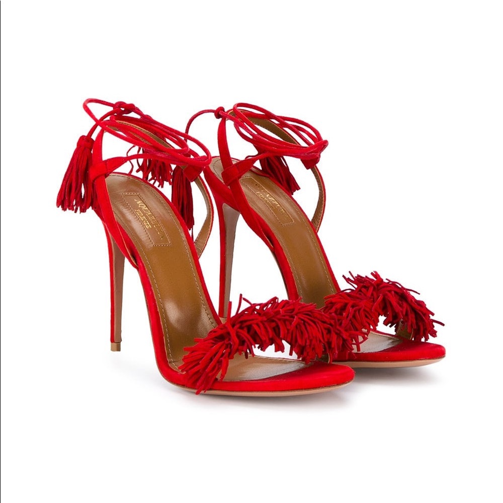 Sold HP🎉Aquazzura suede pumps 👠 - Picture 1 of 8